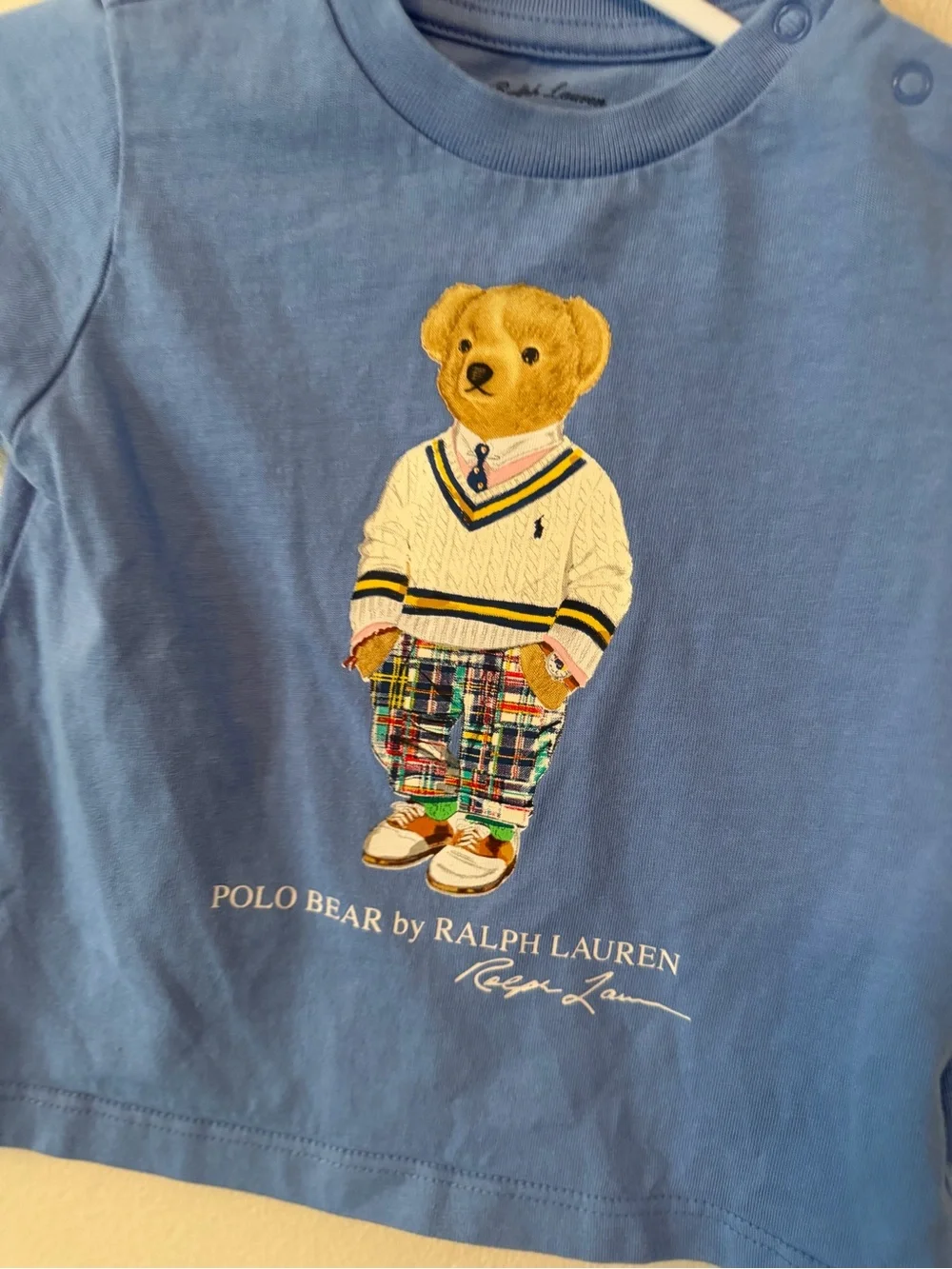 Ralph Lauren Polo Bear Blue Short-Sleeve Tee